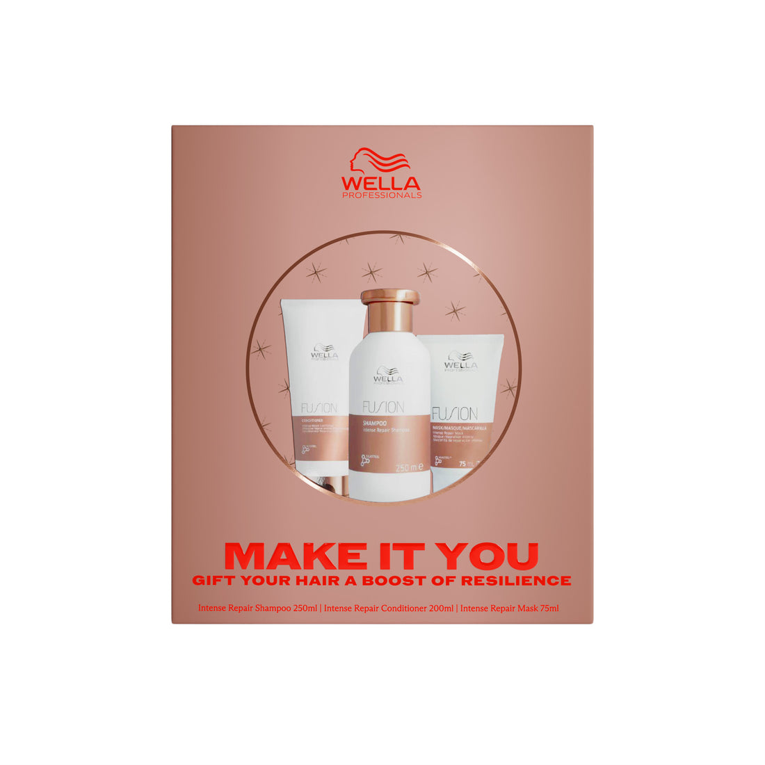 Wella Professionals Fusion Intense Repair Make It You Haircare 3 Piece Gift Set