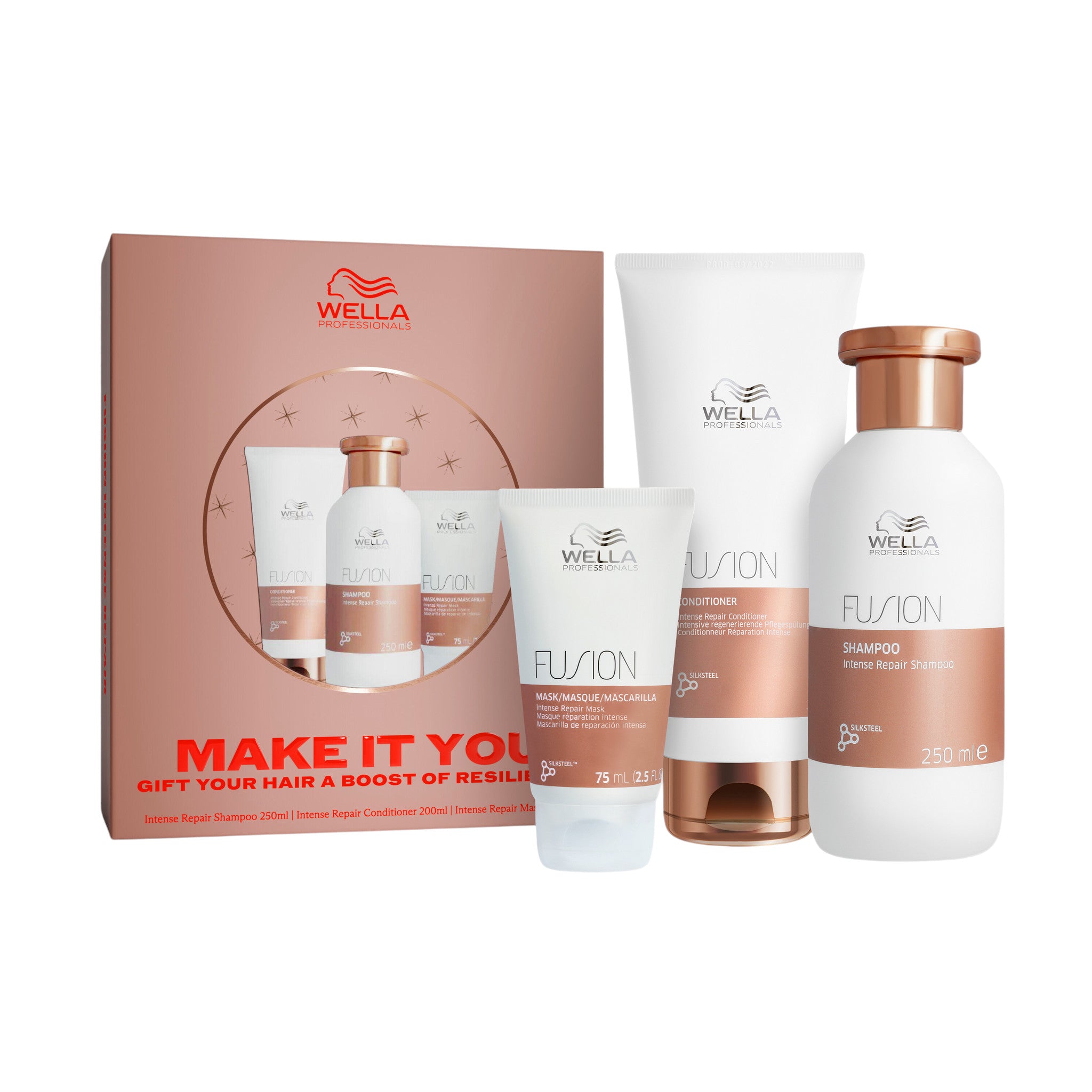 Wella Professionals Fusion Intense Repair Make It You Haircare 3 Piece Gift Set