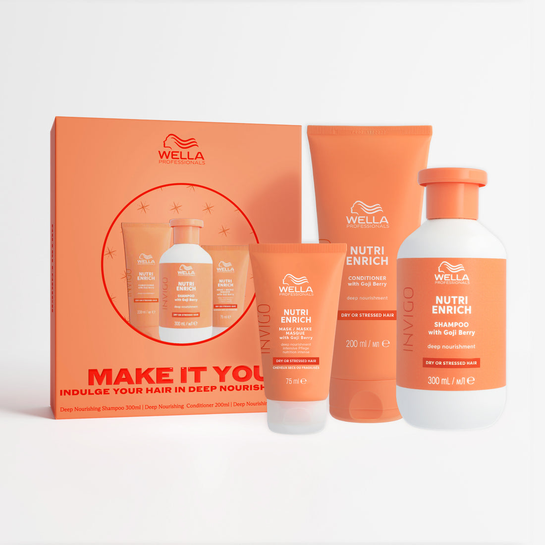 Wella Professionals Nutri Enrich Make It You Haircare 3 Piece Gift Set