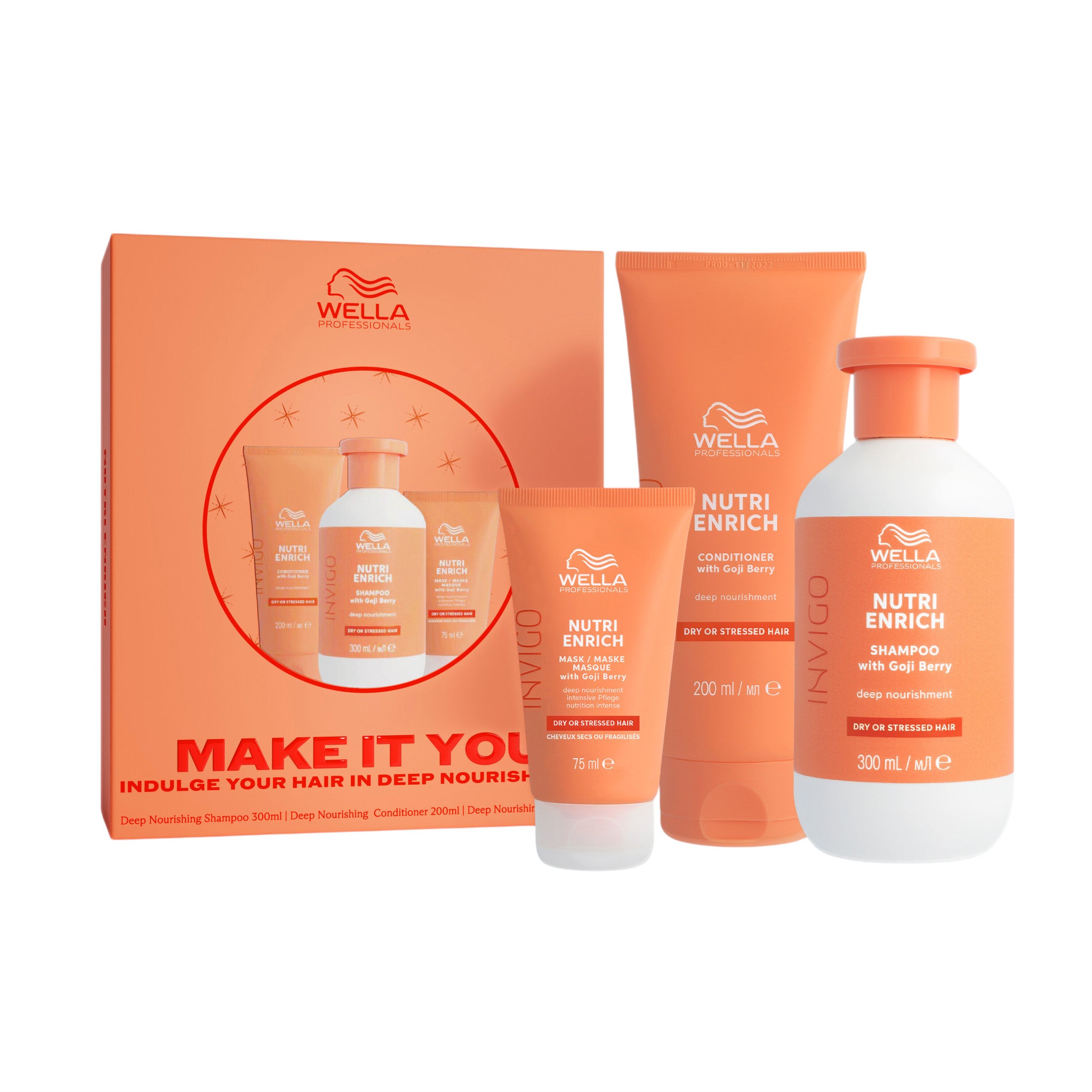 Wella Professionals Nutri Enrich Make It You Haircare 3 Piece Gift Set