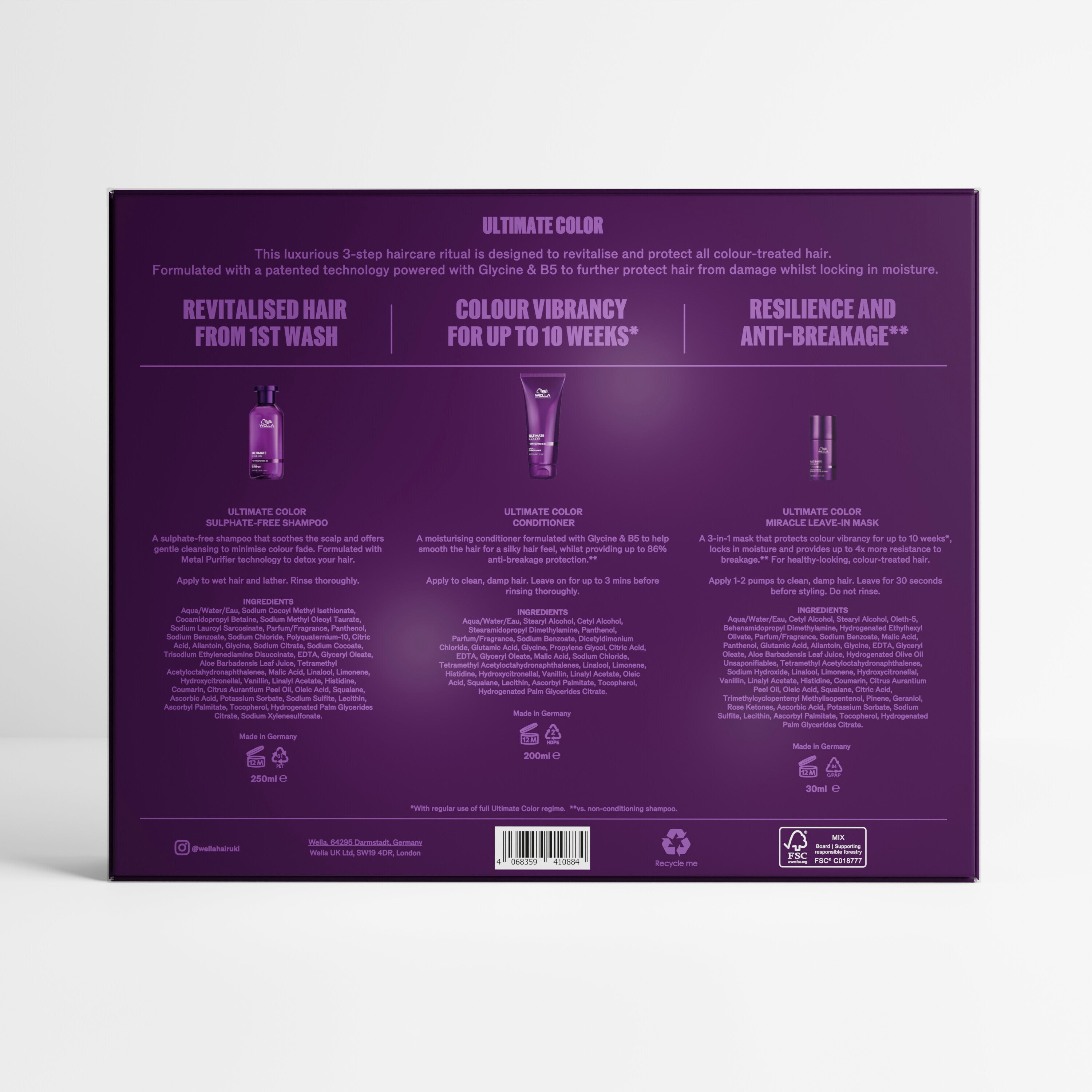 Wella Professionals Ultimate Colour Make it Last Haircare Gift Set