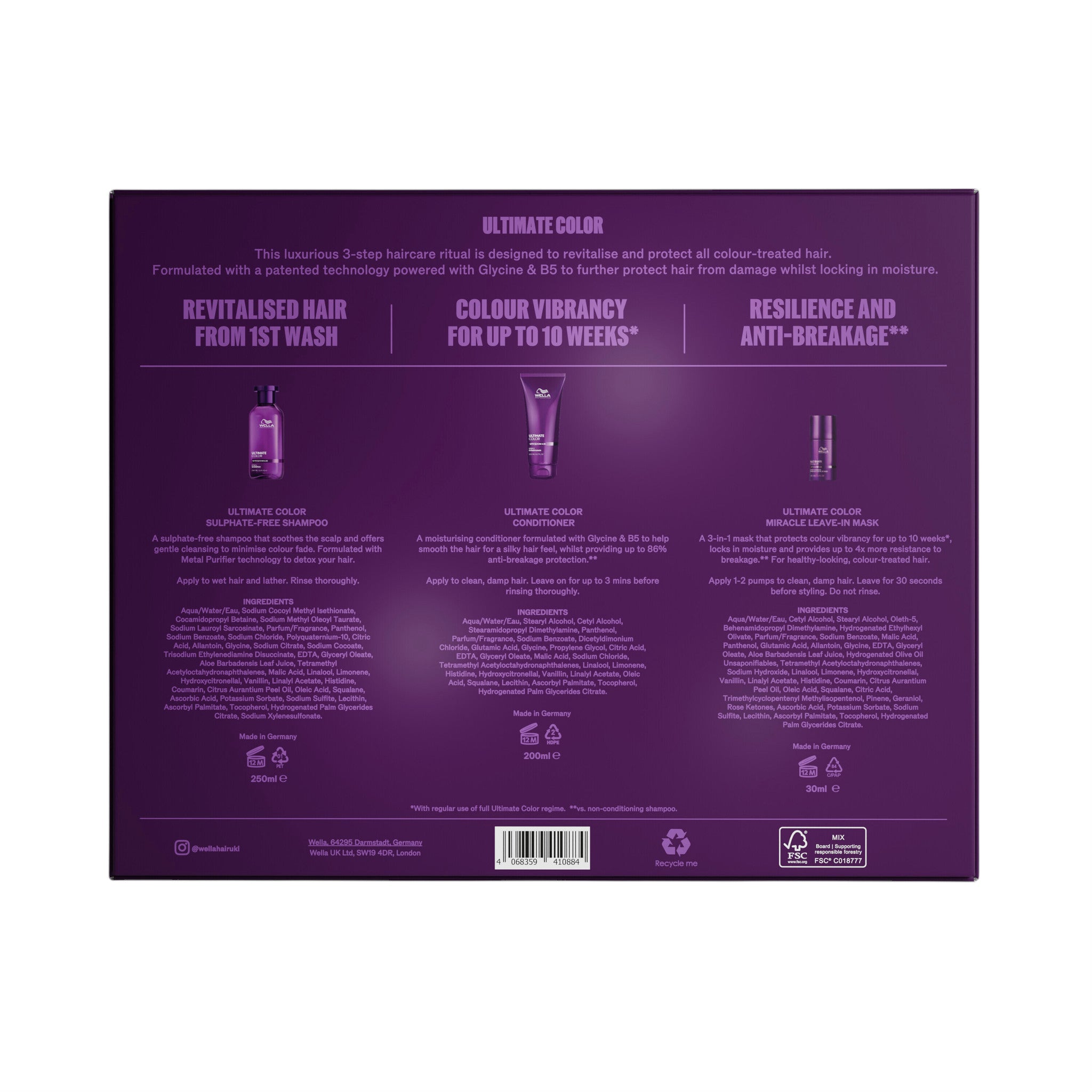 Wella Professionals Ultimate Colour Make it Last Haircare Gift Set