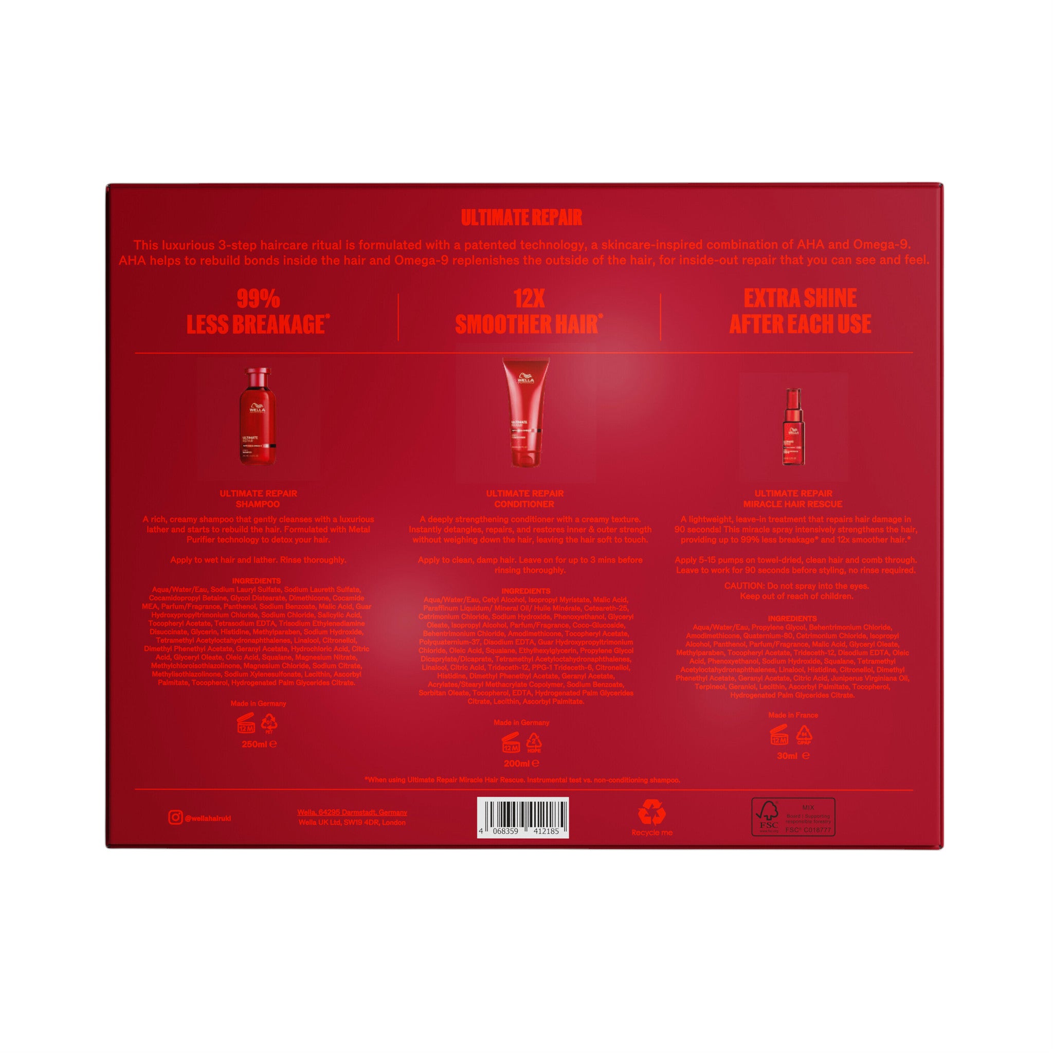 Wella Professionals Ultimate Repair Make it Strong Haircare Gift Set