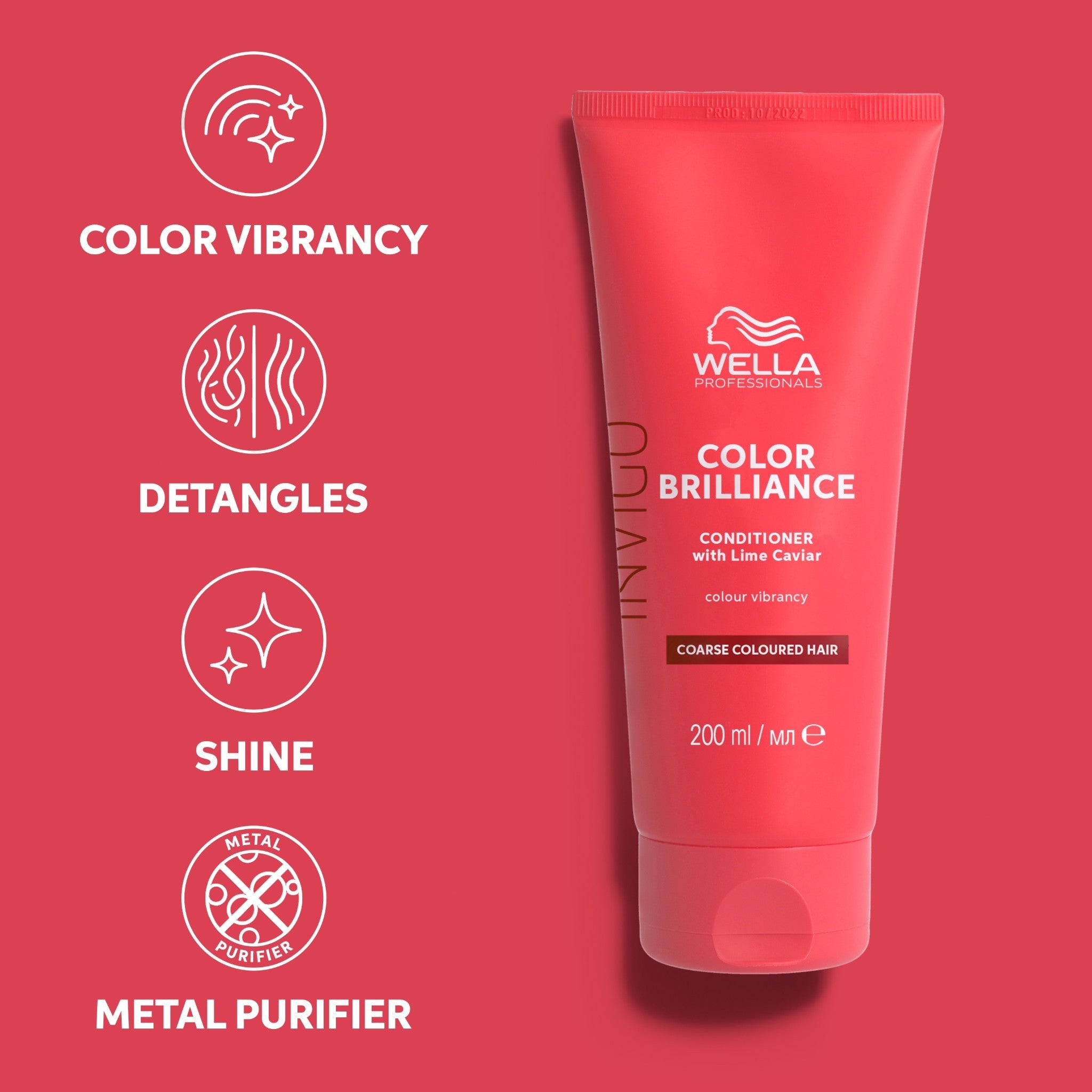 Wella INVIGO Color Brilliance Vibrant Color Conditioner For Coarse Hair 200ml