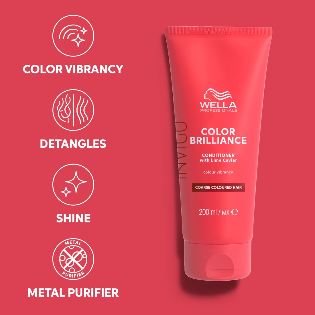 Wella INVIGO Color Brilliance Vibrant Color Conditioner For Coarse Hair 200ml