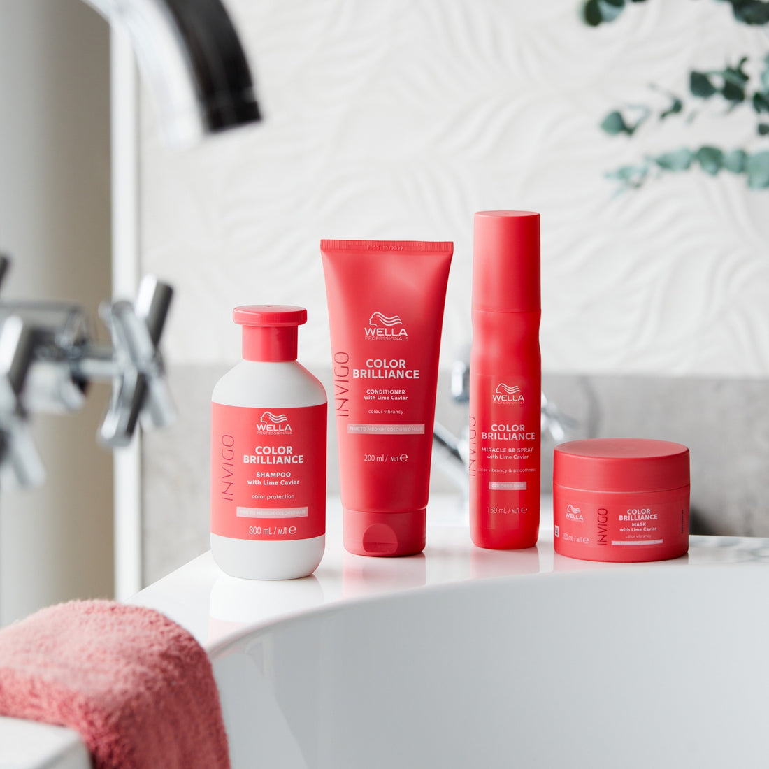 Wella INVIGO Brilliance Shampoo & Conditioner Fine Duo Packs with Pumps 1000ml