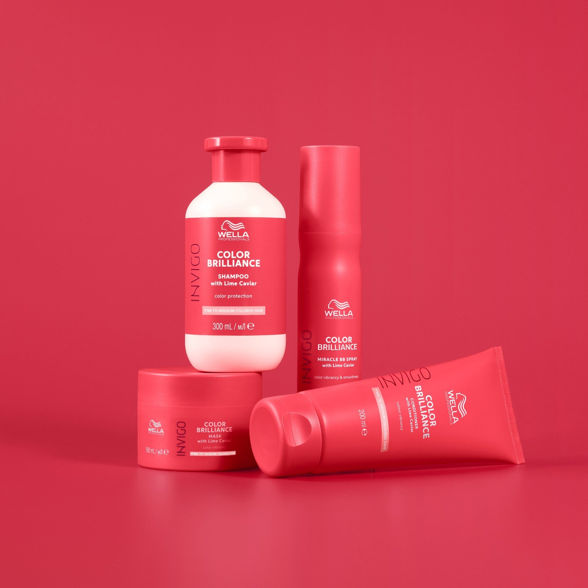 Wella INVIGO Brilliance Shampoo & Conditioner Fine Duo Packs with Pumps 1000ml