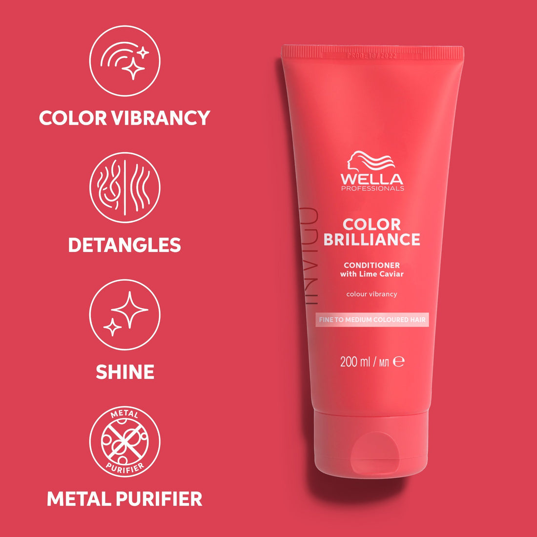 Wella INVIGO Color Brilliance Vibrant Color Conditioner For Fine/Normal Hair 200ml