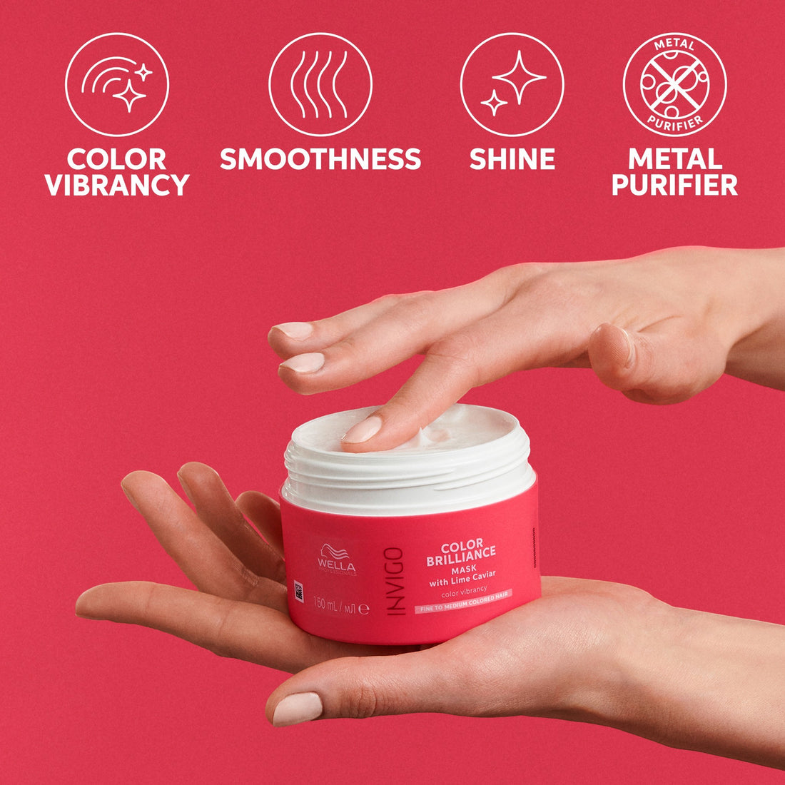 Wella INVIGO Color Brilliance Vibrant Color Mask For Fine Hair 500ml