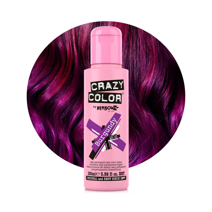 Crazy Color Semi Permanent Hair Colour 100ml - various shades