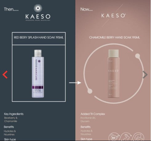 Kaeso Manicure Chamomile Berry Hand Soak 495ml