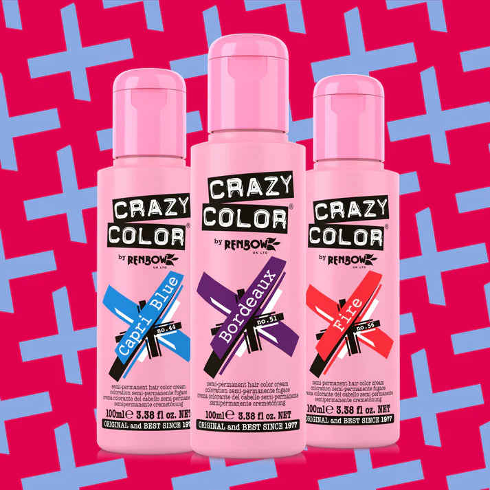 Crazy Color Semi Permanent Hair Colour 100ml - various shades