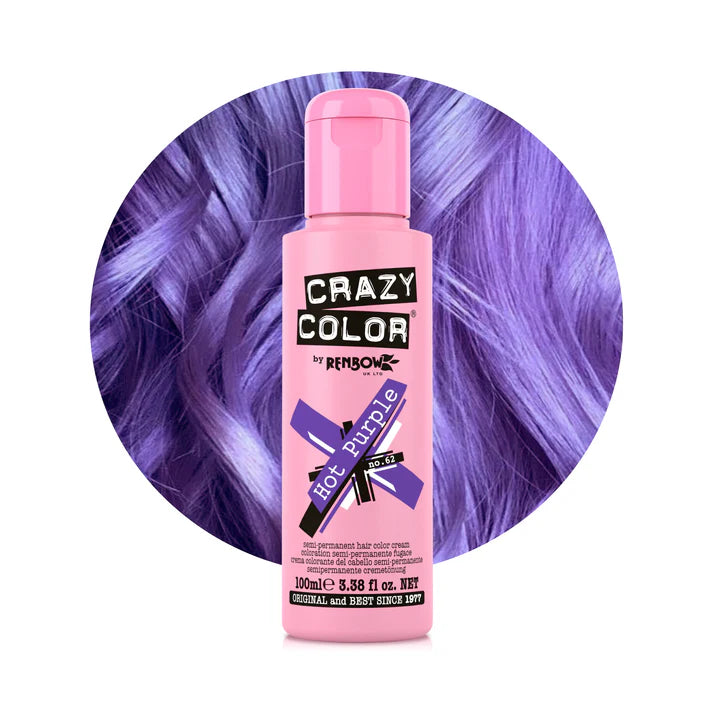 Crazy Color Semi Permanent Hair Colour 100ml - various shades