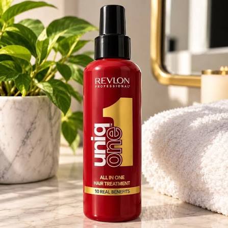 Revlon UniqOne All In One Hair Treatment Duo 2x150ml + Free Lipstick