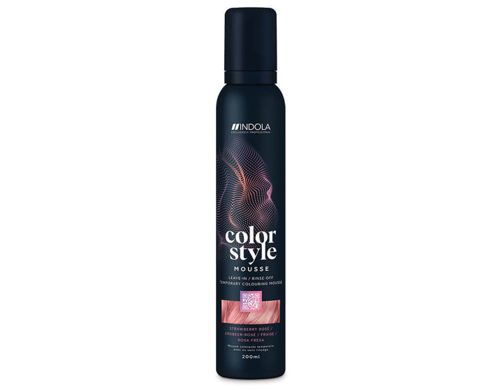 Indola Coloured Mousse - Strawberry Rose 200ml