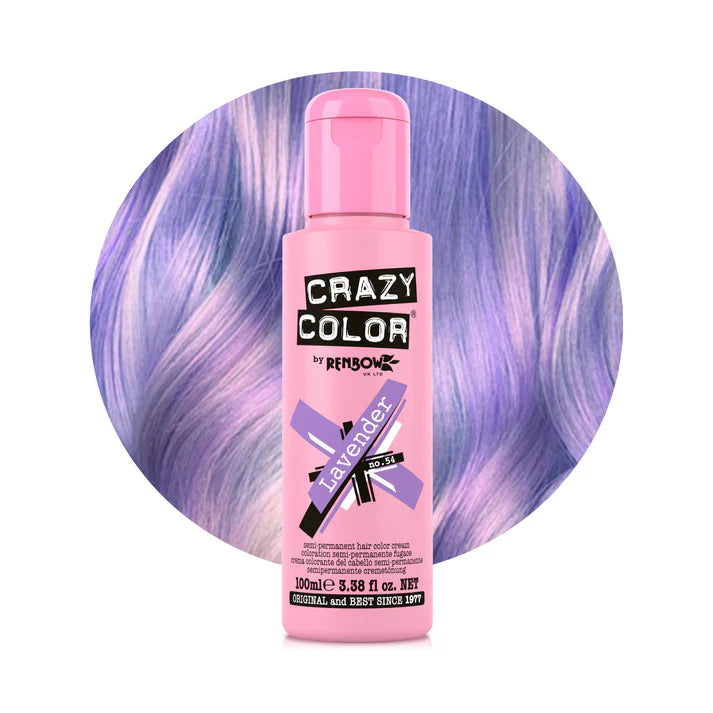 Crazy Color Semi Permanent Hair Colour 100ml - various shades