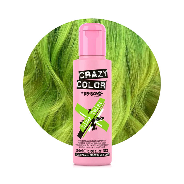 Crazy Color Semi Permanent Hair Colour 100ml - various shades