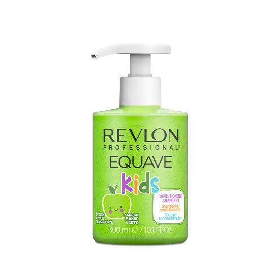 REVLON Equave Kids Conditioning Shampoo. Green Apple Fragrance-300ml
