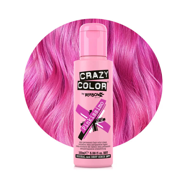 Crazy Color Semi Permanent Hair Colour 100ml - various shades