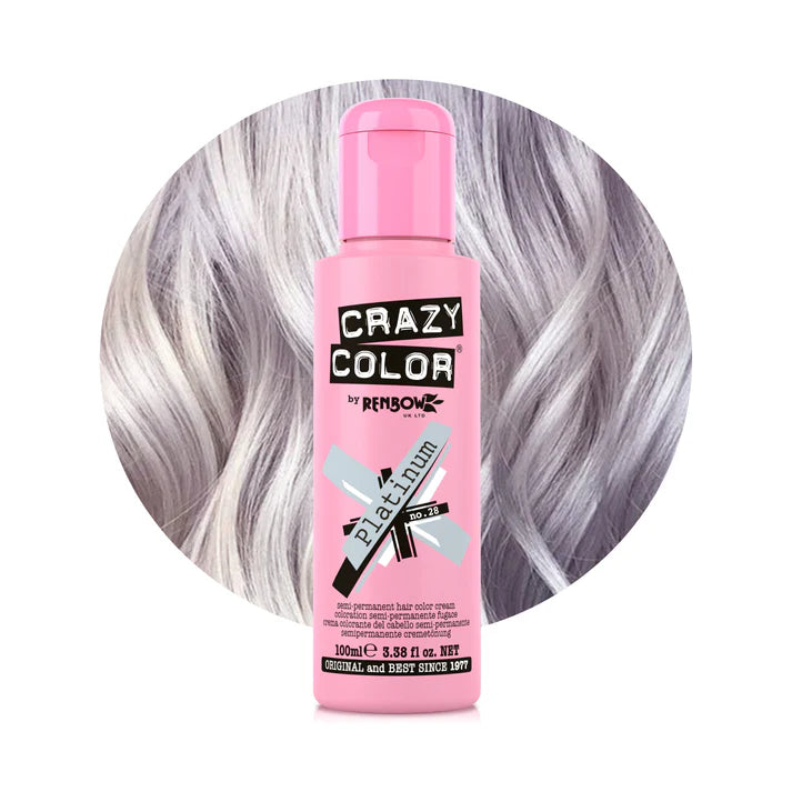 Crazy Color Semi Permanent Hair Colour 100ml - various shades