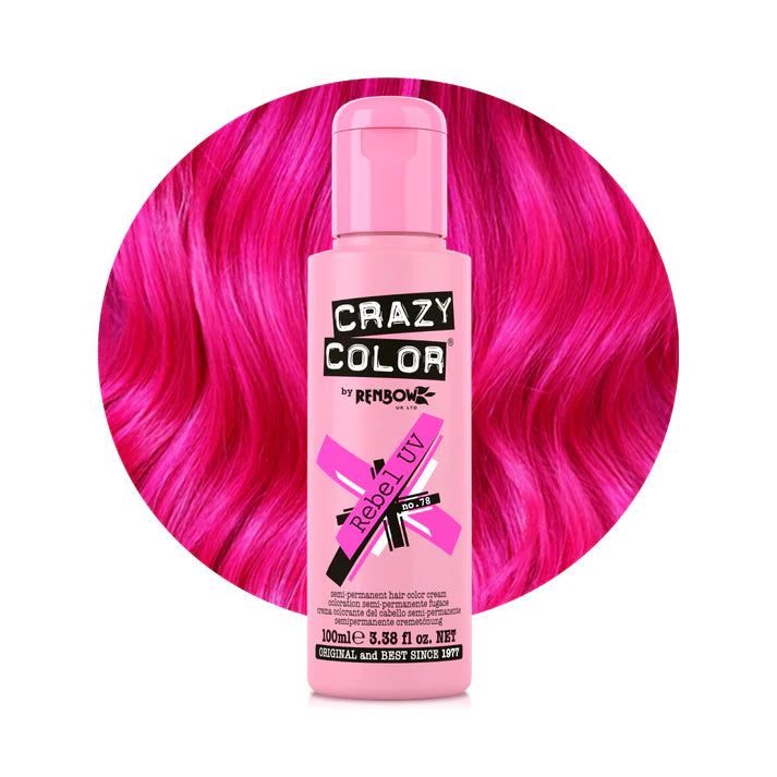 Crazy Color Semi Permanent Hair Colour 100ml - various shades