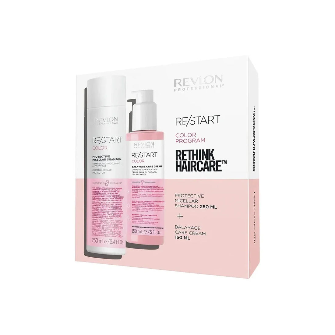 RevlonRevlon RE/START Colour Gift Set – Protective Micellar Shampoo 250ml + Balayage Care Cream 150ml