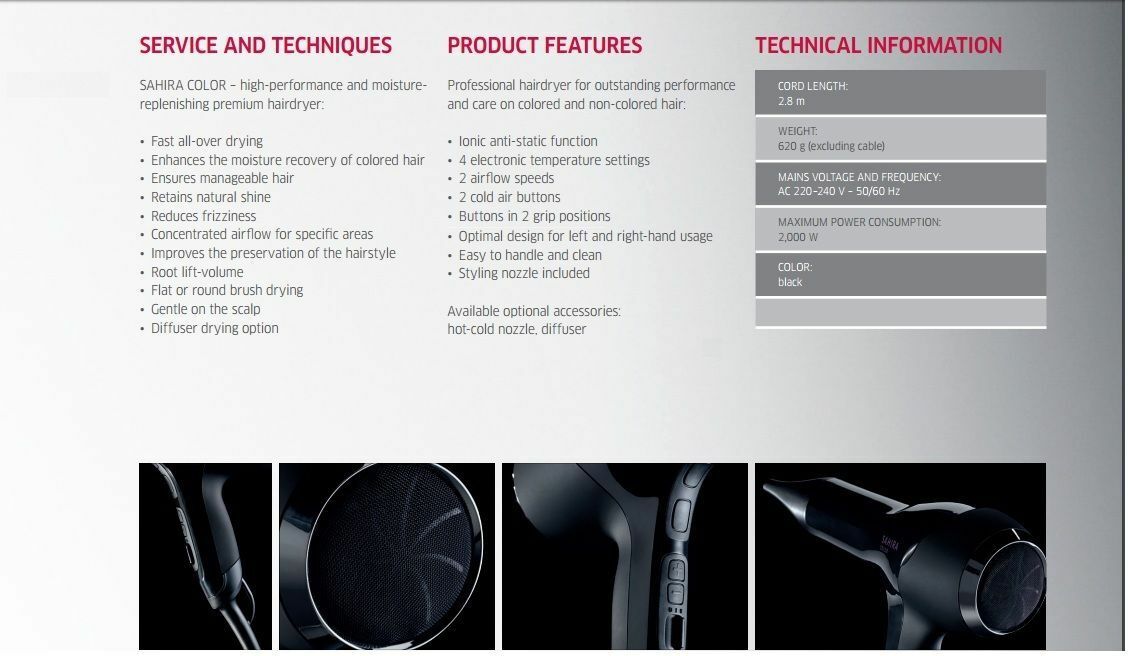 Wella Professionals Sahira Colour Power Dryer