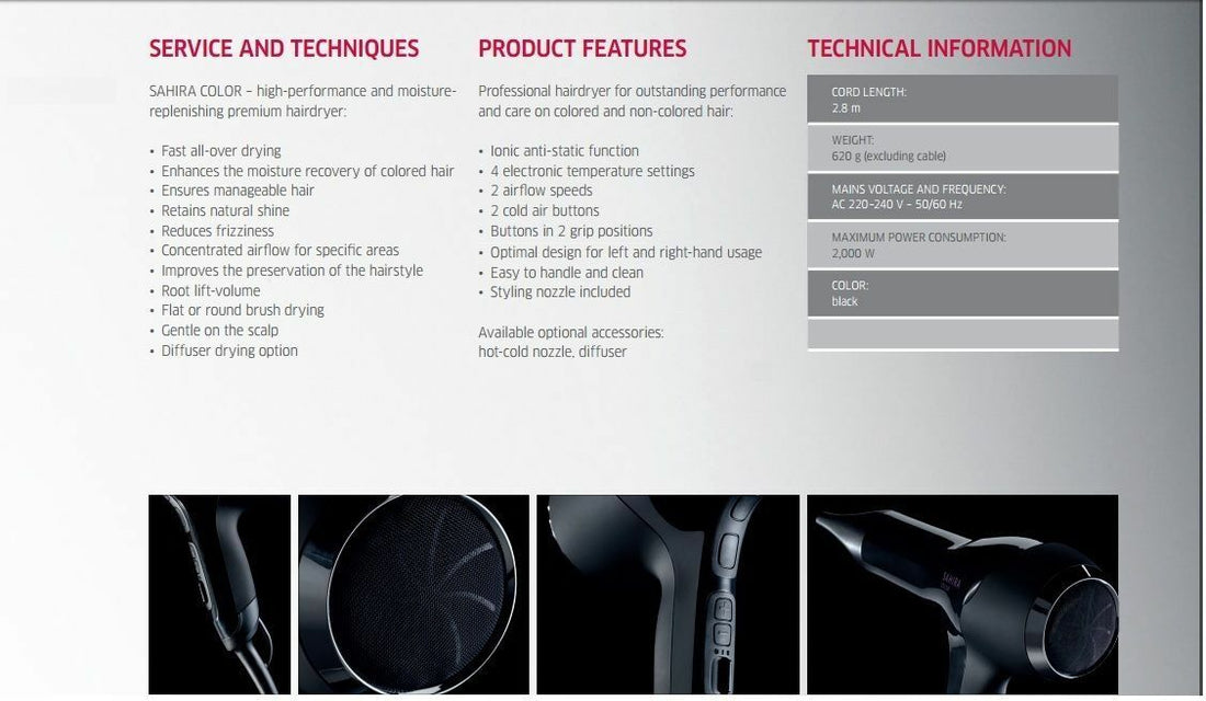 Wella Professionals Sahira Colour Power Dryer