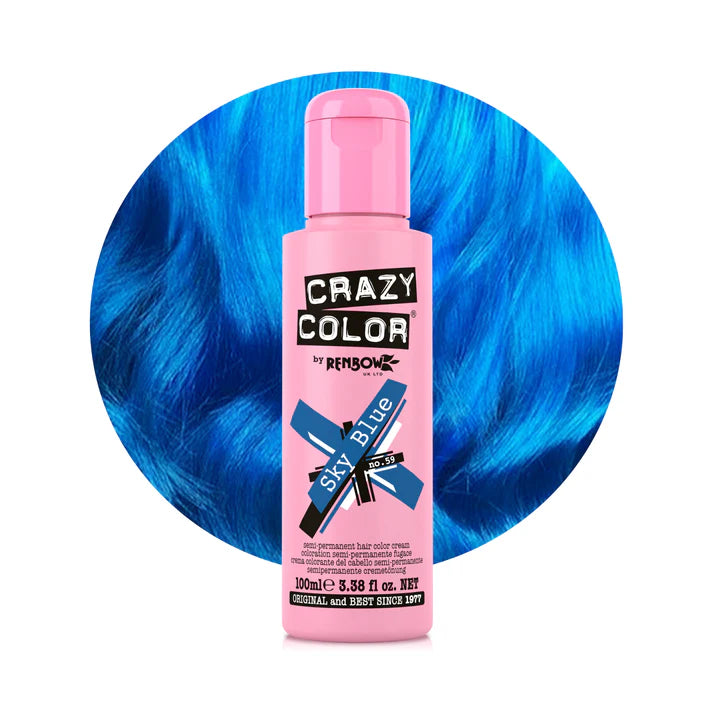 Crazy Color Semi Permanent Hair Colour 100ml - various shades