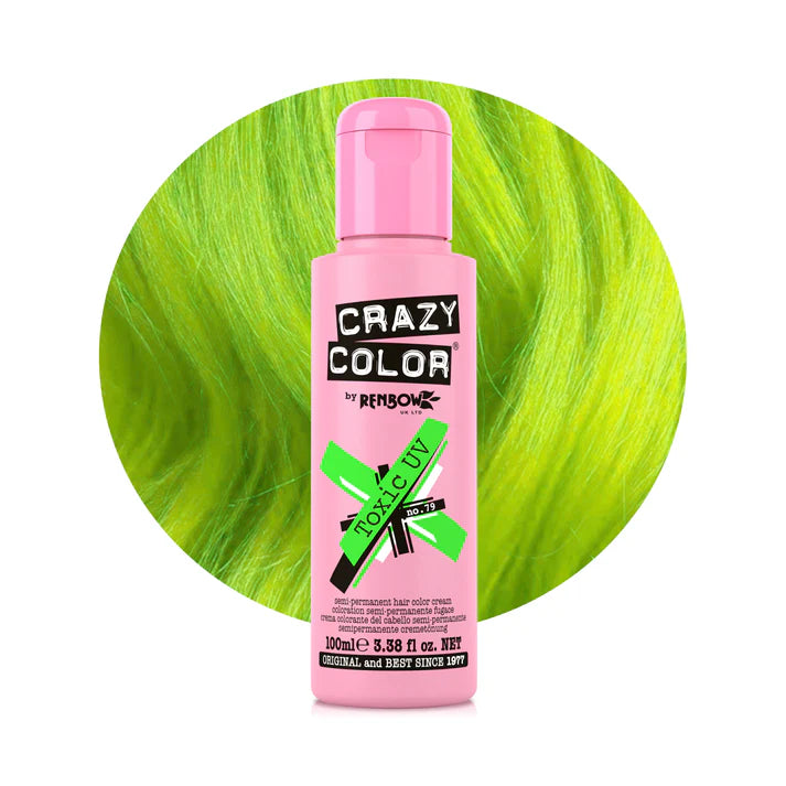Crazy Color Semi Permanent Hair Colour 100ml - various shades