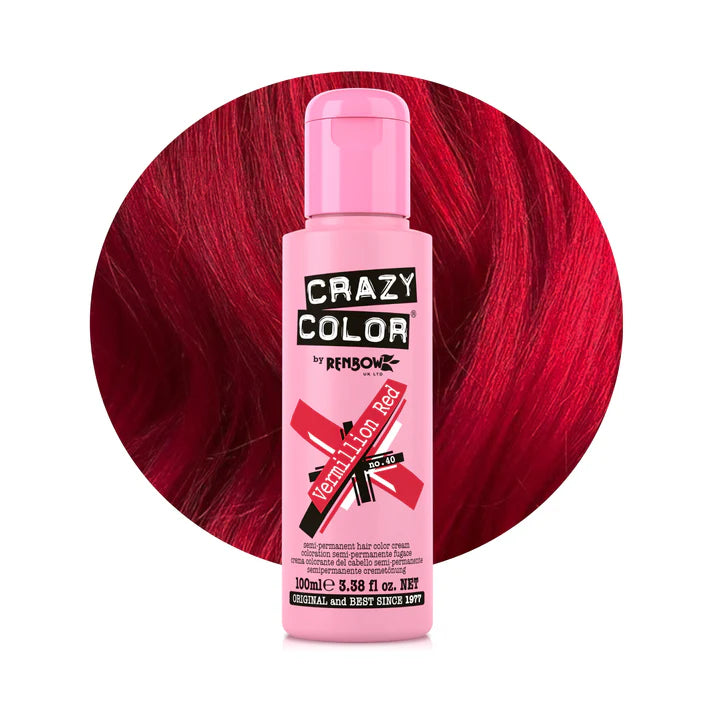 Crazy Color Semi Permanent Hair Colour 100ml - various shades